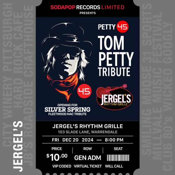 SILVER SPRINGS (Fleetwood Mac Tribute) with PETTY 45 @ Jergel's Dec 19 — General Admission Ticket